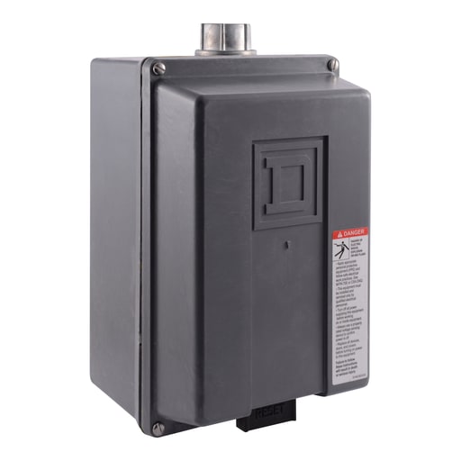 Square-D / Schneider - Square D 8536SCW23V03 220/240 VAC 27 Amp 10 Hp 3-Pole NEMA 4X Full Voltage Non-Reversing Magnetic Starter