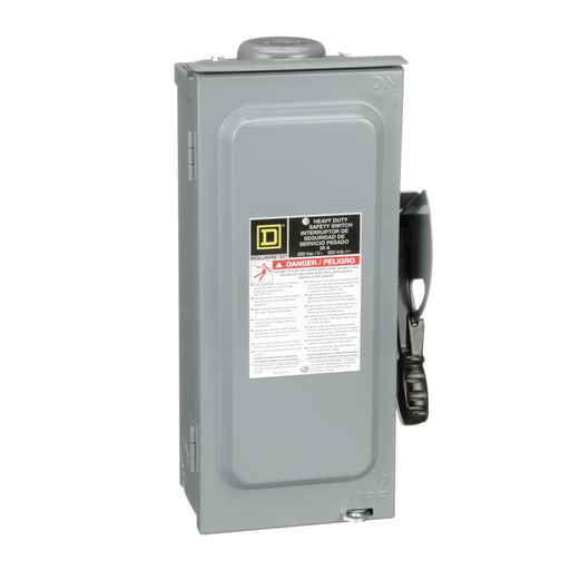 Square-D / Schneider - Square D H361NRB Switch Fusible Hd 600v 30a 3p Neutral