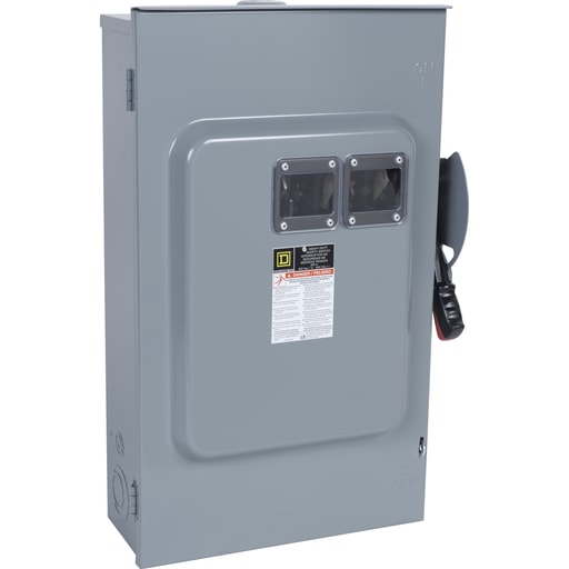 Square-D / Schneider - Square D HU364RBVW 600 VAC 200 Amp 3-Pole Non-Fusible Heavy Duty Safety Switch