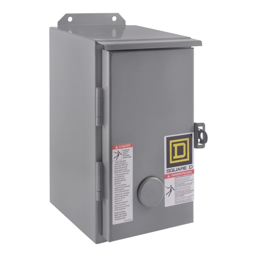 Square-D / Schneider - Square D 8502SCA2V02S 110/120 VAC 27 Amp 3-Pole NEMA 12 Full Voltage Non-Reversing Magnetic Contactor