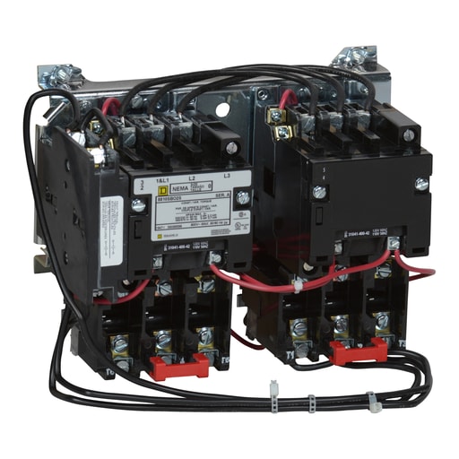 Square-D / Schneider - Square D 8810SBO3V02S 110/120 VAC 18 Amp 3 Hp 3-Phase 4-Pole Open Type 2-Speed Non-Reversing Magnetic Starter