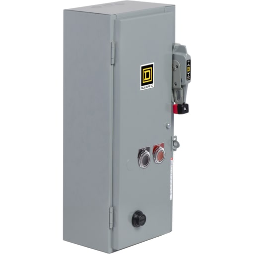Square-D / Schneider - Square D 8538SBG13V81AFF4T 480/120 VAC 5 Hp 3-Pole NEMA 1 Full Voltage Non-Reversing Combination Starter