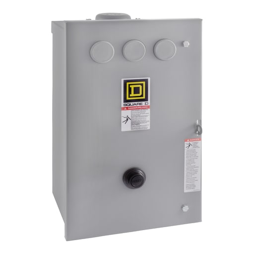 Square-D / Schneider - Square D 8536SDH1V06 440/480 VAC 45 Amp 25 Hp 3-Pole NEMA 3R Full Voltage Non-Reversing Magnetic Starter