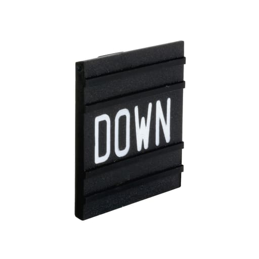 Square-D / Schneider - Square D 9001B112 30 mm Push Button Legend Plate
