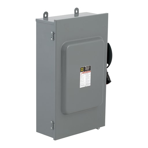 Square-D / Schneider - Square D H364A 600 VAC 200 Amp 3-Pole Class R Fusible Heavy Duty Safety Switch