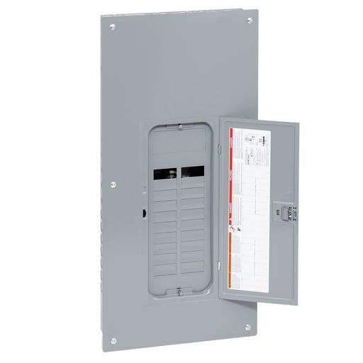 Square-D / Schneider - Square D HOM1632L225PGC 225 Amp 16-Space 32-Circuit Welded Baked Enamel Gray Indoor Main Lug Load Center