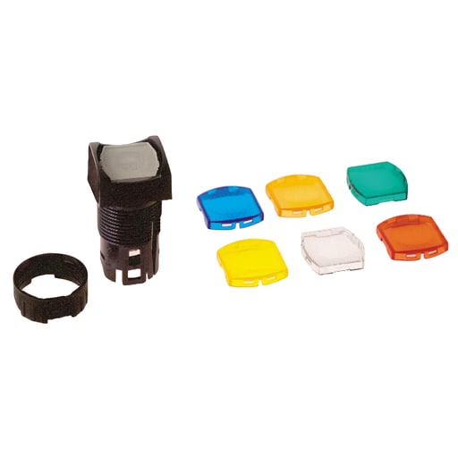 Square-D / Schneider - Square D ZB6CW9 16 mm Universal Color Square Flush Illuminated Push Button Operator