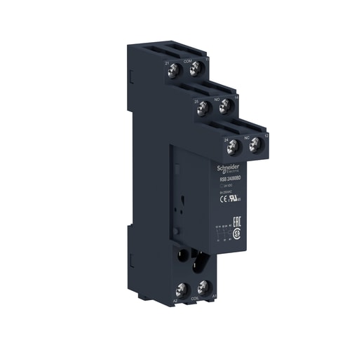 Square-D / Schneider - Square D RSB2A080BDS Interface Plug, RELAY+SOCKET 250VAC 8A RSB