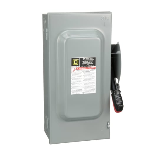 Square-D / Schneider - Square D VH362 600V 60A 3-Pole Class H/J/K/R Fusible Heavy Duty Safety Switch w/ Viewing Window