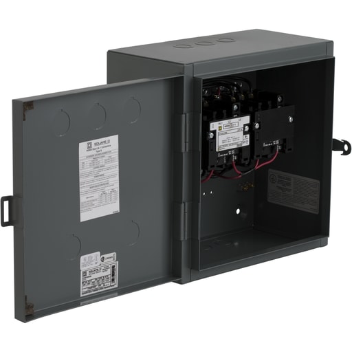Square-D / Schneider - Square D 8702SCG8V02S 110/120 VAC 27 Amp 3-Pole NEMA 1 Full Voltage Reversing Magnetic Contactor