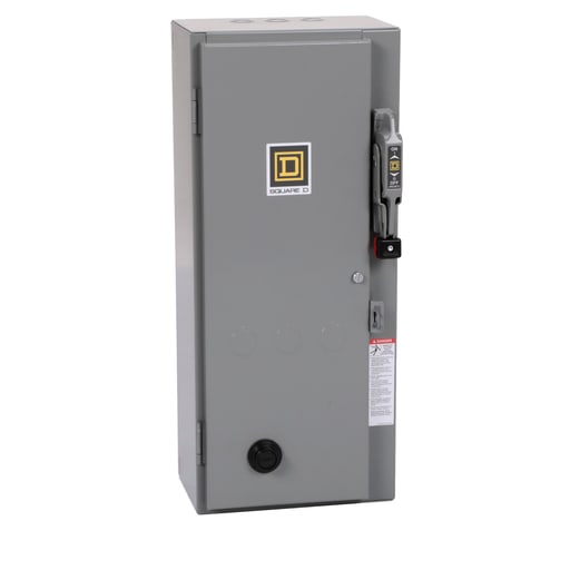 Square-D / Schneider - Square D 8538SBG62V02 110/120 VAC 1 Hp 2-Pole NEMA 1 Full Voltage Non-Reversing Combination Starter