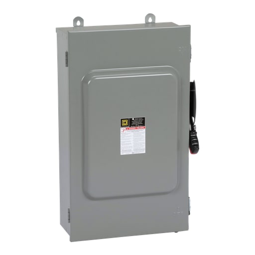 Square-D / Schneider - Square D HU364AWKEI 600 VAC 200 Amp 3-Pole Non-Fusible Heavy Duty Safety Switch