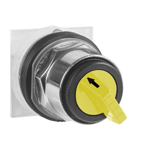 Square-D / Schneider - Square D 9001KS63BH2 30 mm 10 Amp 600 VAC/VDC 2NO 2NC 3-Position Round Knob Non-Illuminated Selector Switch