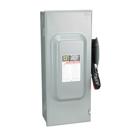 Square-D / Schneider - Square D HU363 600 VAC 100 Amp 3-Pole Non-Fusible Heavy Duty Safety Switch