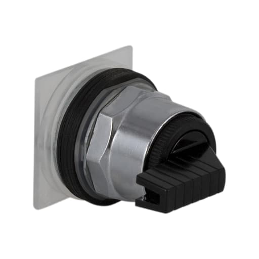 Square-D / Schneider - Square D 9001KS72FB 30 mm 3-Position Maintained/Maintained/Momentary Knob Non-Illuminated Selector Switch Operator