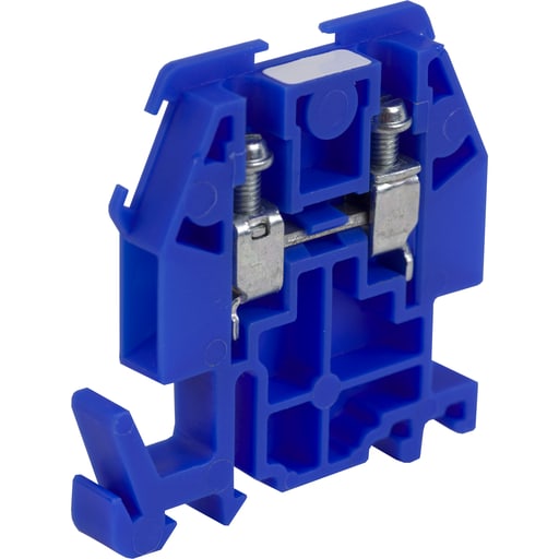 Square-D / Schneider - Square D 9080GML6 600 Volt 30 Amp 22 to 10 AWG 35 mm Din Rail Terminal Block