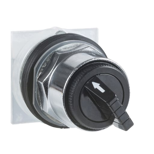 Square-D / Schneider - Square D 9001KS54B 30 mm 3-Position Momentary/Maintained/Momentary Knob Non-Illuminated Selector Switch Operator