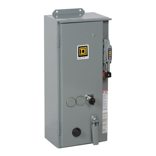 Square-D / Schneider - Square D 8538SBA43V81CFF4T 480/120 VAC 5 Hp 3-Pole NEMA 12 Full Voltage Non-Reversing Combination Starter