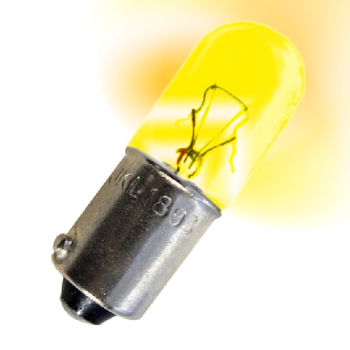 Square-D / Schneider - Square D 2550101020 30 mm 6.3 VAC/VDC 0.15 Amp Push Button Incandescent Light Module Lamp