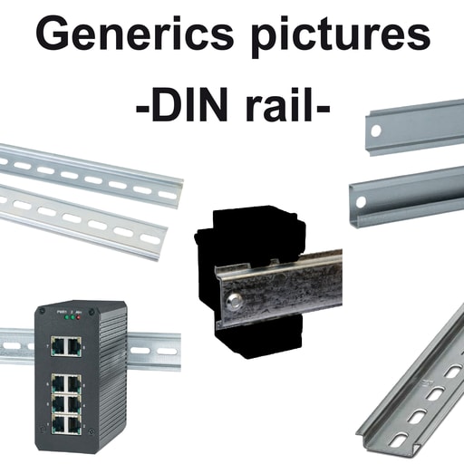 Square-D / Schneider - Square D VW3A31852 35 mm Din Rail Mounting Kit