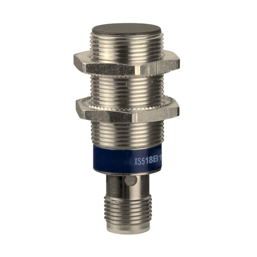 TESENSOR - TES XS518B1MAU20 Inductive proximity sensors XS, inductive sensor XS5 M18, L73mm, brass, Sn5mm, 24...240VAC/DC, 1/2"