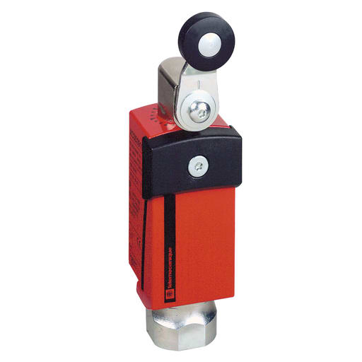 TESENSOR - TEC XCSD3918N12 Safety limit switch, TEC Safety switches XCS, metal, rotary lever, 2NC + 1 NO, 1 entry tapped 1/2" NPT