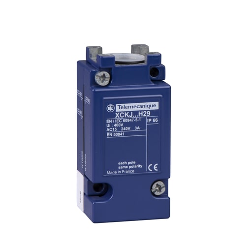 TESENSOR - TEC ZCKJ21H7 Limit switch body, Limit switches XC Standard, ZCKJ, plug in, w/o display, 2C/O, snap action, 1/2"NPT