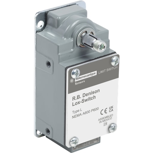 TESENSOR - TEC L525WDL2M58 Limit switch, L525, L100/300, 600 V 12amp type l +options