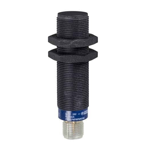 TESENSOR - TES XS4P18PA370D Inductive proximity sensors XS, inductive sensor XS4 M18, L70mm, PPS, Sn8mm, 12...48 VDC, M12