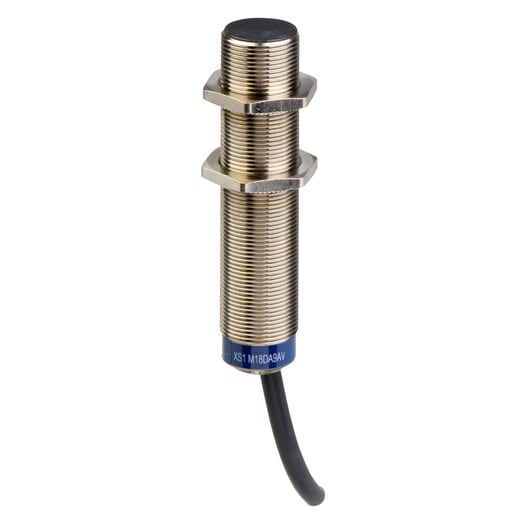 TESENSOR - TES XS1M18DA9AV Inductive sensor XS1 M18, L80mm, NO or NC, 12...48VDC, 100mA, cable 5m