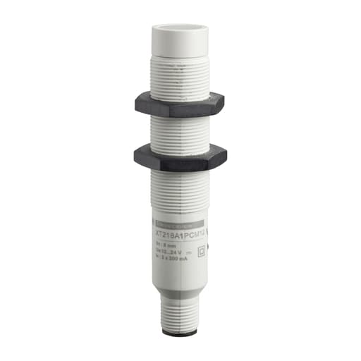 TESENSOR - TEC XT218A1PCM12 TEC Capacitive proximity sensors XT, cylindrical M18, plastic, Sn 8 mm, 12...24 V DC