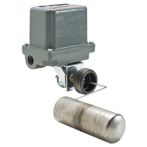 TESENSOR - TEC 9038CW32 Mechanical alternator, Square-D Pumptrol, closed tank, NEMA 4, screw in bushing, 4NC DPST DB contacts