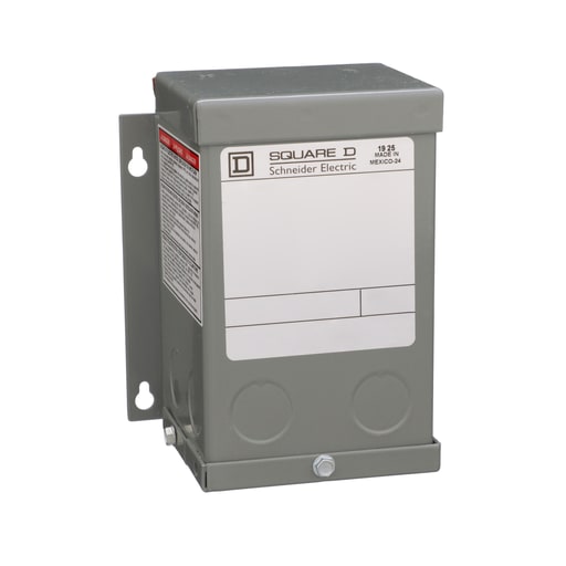 Square-D / Schneider - Square D 100SV46A 0.1 kVa 120 x 240 VAC Primary 16/32 VAC Secondary Dry Type Buck and Boost Transformer