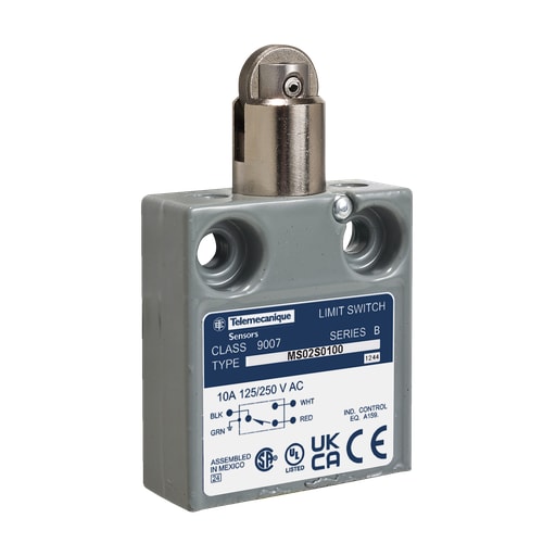 TESENSOR - TEC 9007MS02S0300 Limit switch, 9007, 240 VAC 10amp ms +option