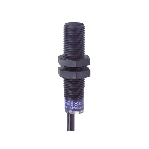 TESENSOR - TES XS4P12MA230 Inductive sensor XS4 M12, L52mm, PPS, Sn4mm, 24...240VAC/DC, cable 2 m