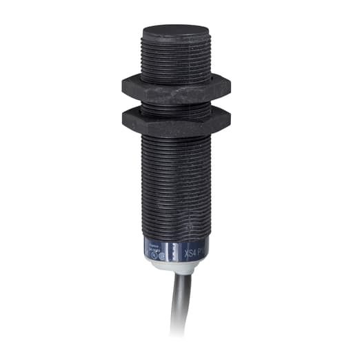 TESENSOR - TES XS4P18MB230 Inductive proximity sensors XS, inductive sensor XS4 M18, L62mm, PPS, Sn8mm, 24...240VAC/DC, cable 2 m