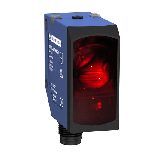 TESENSOR - TEC XUK2LAPSMM12R Photoelectric sensors XU, photo electric laser sensor, XUK, thru beam receiver, Sn 30 m, 10...30 VDC, M12