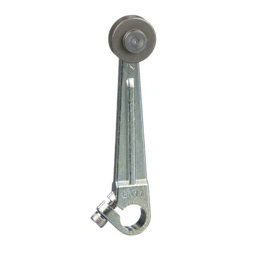 TESENSOR - TEC 9007EA11 limit switch lever arm, 9007C, 3 inch long cast zinc lever arm, 0.75 inch diameter roller, 0.25 inch wide roller
