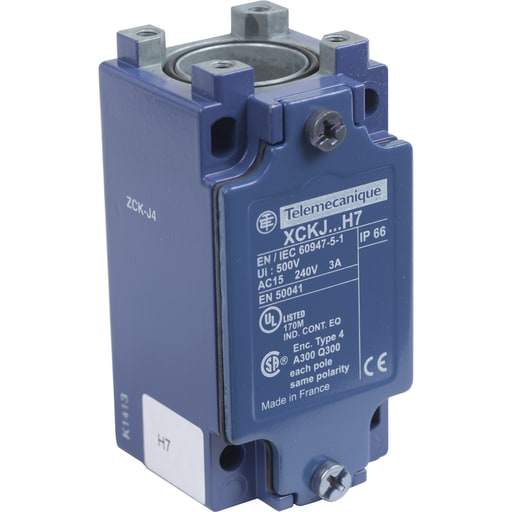 TESENSOR - TES ZCKJ4H7 Limit switch body, Limit switches XC Standard, ZCKJ, fixed, w/o display, 2C/O, snap action, 1/2"NPT