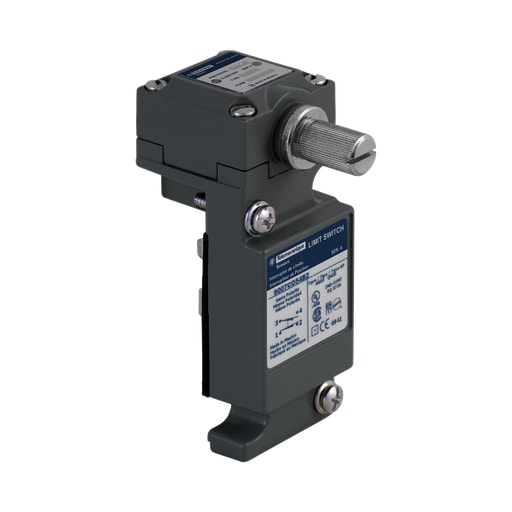 TESENSOR - TEC 9007CO54B2 NEMA limit switch, 9007C, heavy duty, standard, plug in body, spring return lever head, 10A, 600V, 1NO/1NC