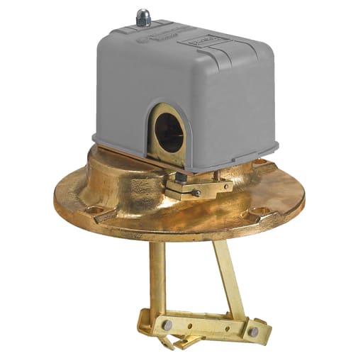 TESENSOR - TEC 9037EG9 Float switch, Square-D Pumptrol, closed tank, NEMA 1, flange mounted, 2 NC DPST DB contacts