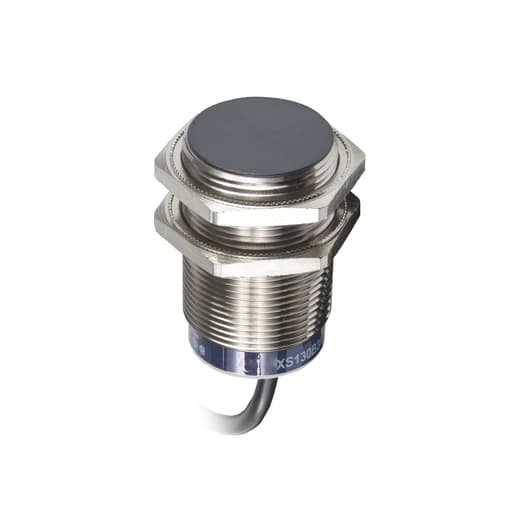 TESENSOR - TES XS630B1PBL2 Inductive proximity sensors XS, inductive sensor XS6 M30, L62mm, brass, Sn15mm, 12...48 VDC, cable 2 m
