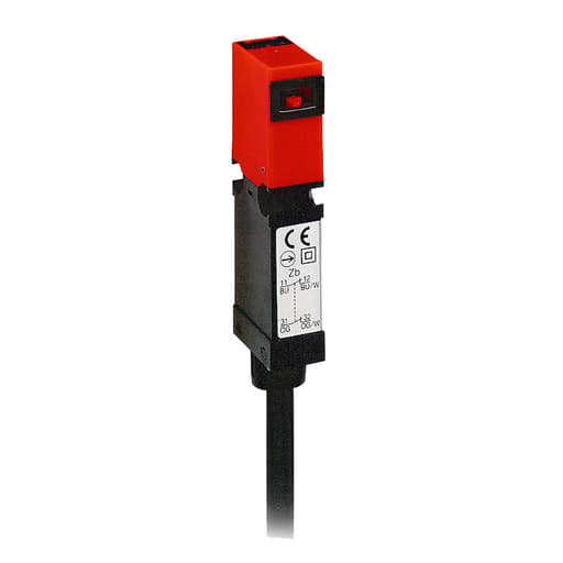 TESENSOR - TEC XCSMP59L2 Safety switch, TEC Safety switches XCS, plastic XCSMP, 1 NC + 1 NO, slow break, pre cabled 2 m