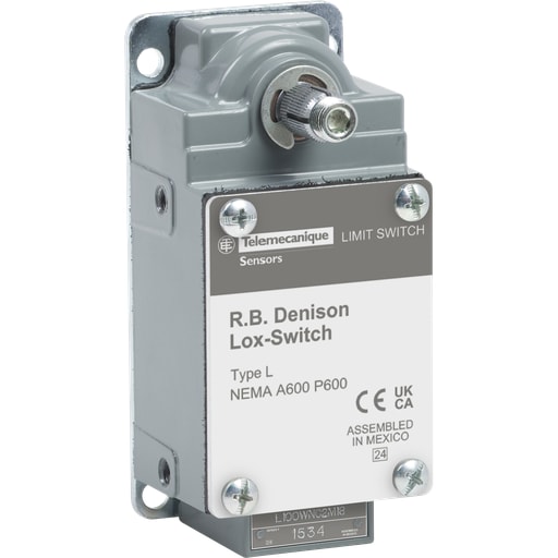 TESENSOR - TEC L100WNC2M18 Limit switch, L100/300, 600 V 10amp type l +options