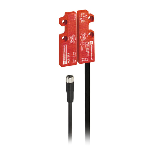 TESENSOR - TEC XCSDMC590L01M8 Coded magnetic switch, TEC Safety switches XCS, XCSDMC, 1 NC + 1 NO, staggered, M8 0.15 m