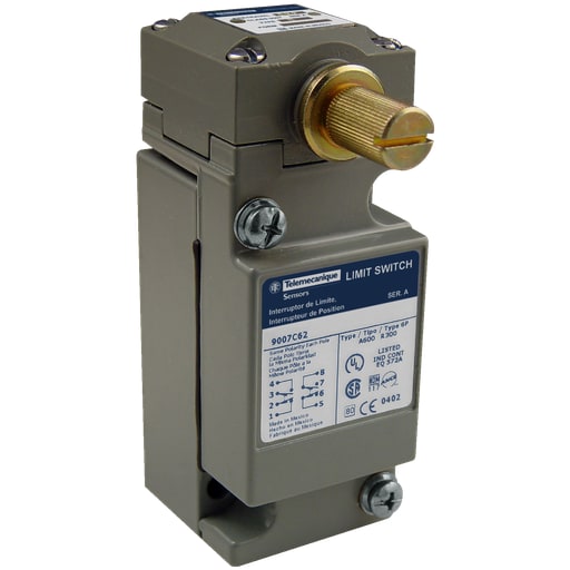 TESENSOR - TEC 9007C62A2 Limit switch, 9007, 600 V 10amp c +options