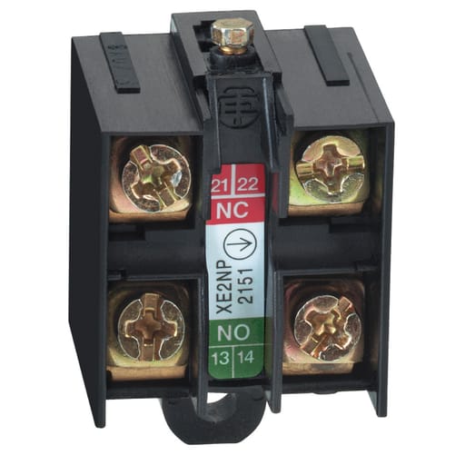 TESENSOR - TEC XE2NP2151 Limit switch contact block, Limit switches XC Standard, 1NC+1 NO, slow break, break before make