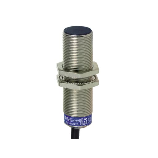 TESENSOR - TEC XS618B1PAL2 Inductive proximity sensors XS, inductive sensor XS6 M18, L62mm, brass, Sn8mm, 12...48 VDC, cable 2 m