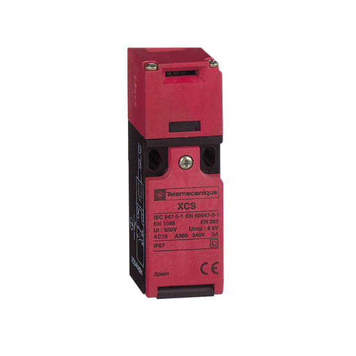 TESENSOR - TEC XCSPA592 Safety switch, TEC Safety switches XCS, plastic XCSPA, 1 NC + 1 NO, slow break, 1 entry tapped M16