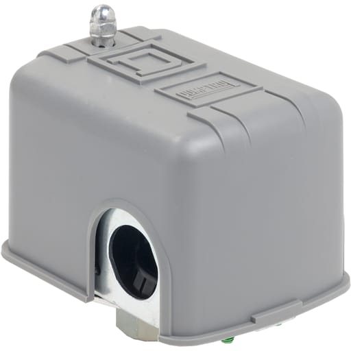 TESENSOR - TEC 9013FSG2J20M1 Square-D Pumptrol, water pump switch 9013FS, adjustable diff., 20 40 PSI